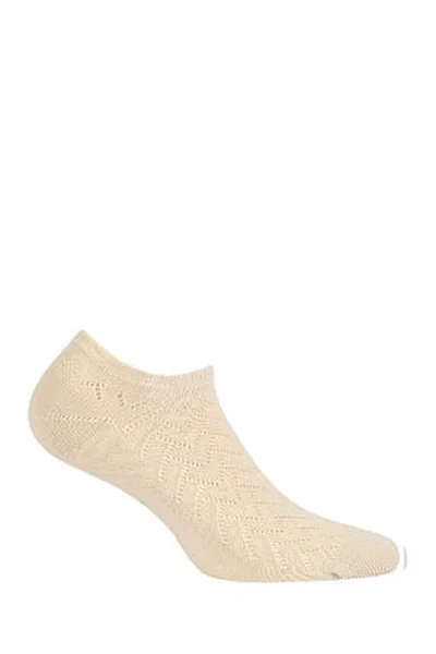 Dámské ažurové ponožky Wola 9E6S