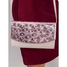 Dámská lakovaná s relief vzorem kabelka 7K5 - FPrice, béžová s růžovou one size i10_P49636_1:642_2:416_