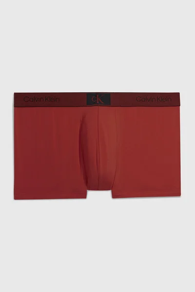 Klasické boxerky Calvin Klein s ikonickým logem v cihlové barvě pro muže