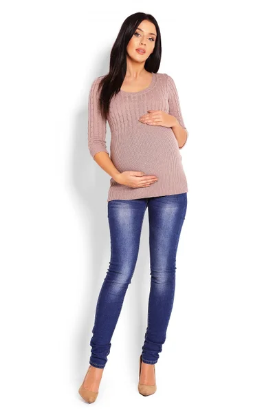 Dámský těhotenský svetr model 85762 PeeKaBoo