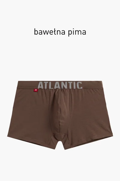 Nízké sportovní pánské boxerky Atlantic z jemné pima bavlny