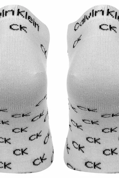 Pánské ponožky Calvin Klein 2Pack Bílá/Šedá