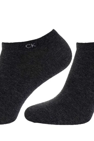 Calvin Klein Pánské Ponožky 2Pack Šedé Tenisky