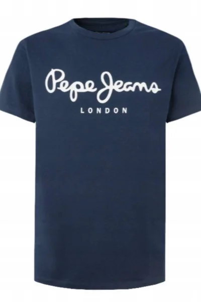 Tričko Pepe Jeans Original Stretch tmavě modré M