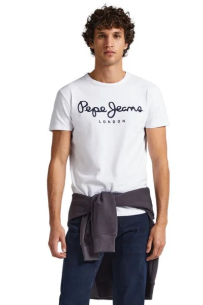 Tričko Pepe Jeans Original Stretch tmavě modré M