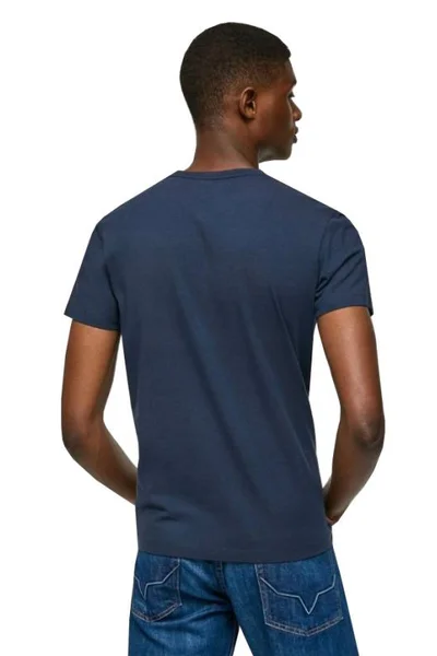 Tričko Pepe Jeans Original Stretch tmavě modré M