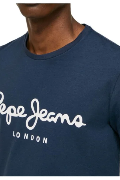 Tričko Pepe Jeans Original Stretch tmavě modré M