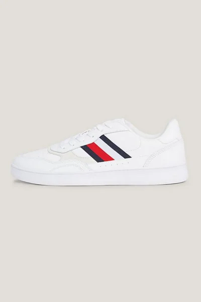 Retro kožené pánské boty s pruhem Tommy Hilfiger