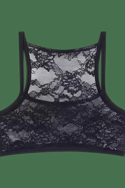 Dámská černá podprsenka Smart Deco Bralette - BLACK  TRIUMPH