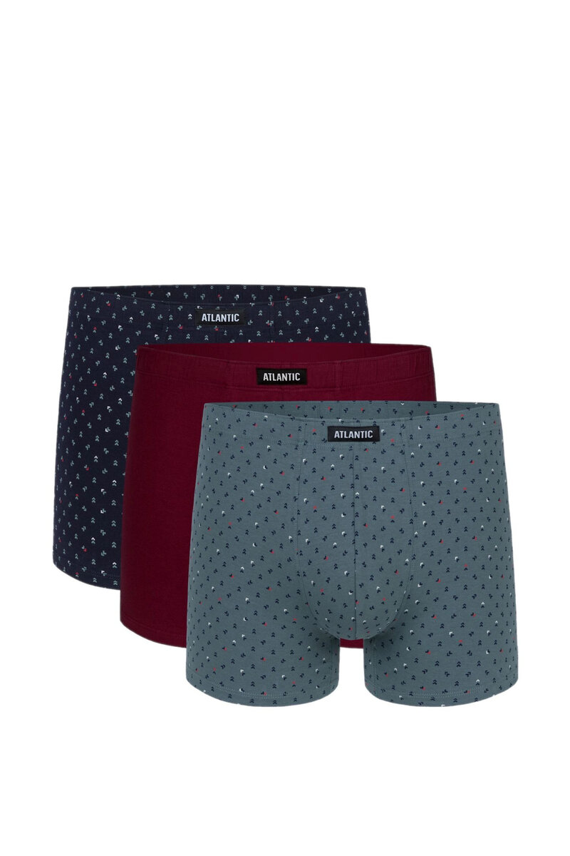 Komfortní boxerky pro muže 3v1 - Kolekce Oceanic, vícebarevná L i41_9999932568_2:vícebarevná_3:L_