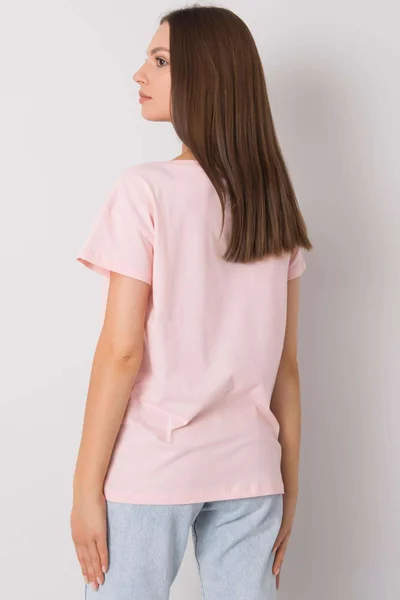 Dámské světle růžové tričko s nápisem FPrice