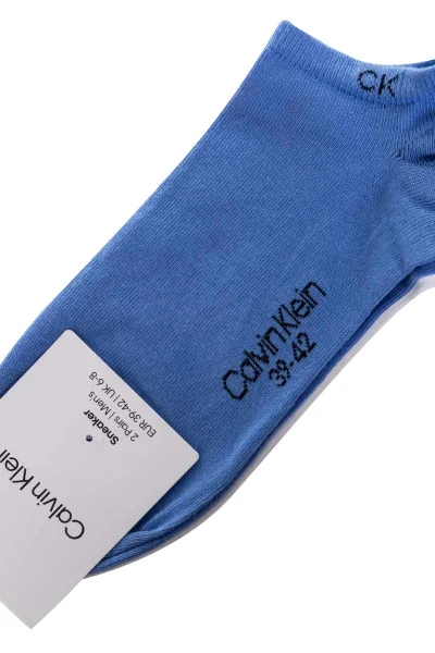 Pánské ponožky Calvin Klein 2P bílá/modrá