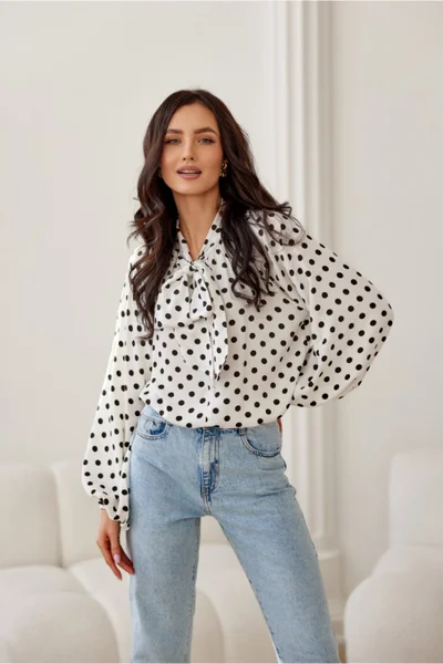 Dámská halenka s vázáním Roco Fashion