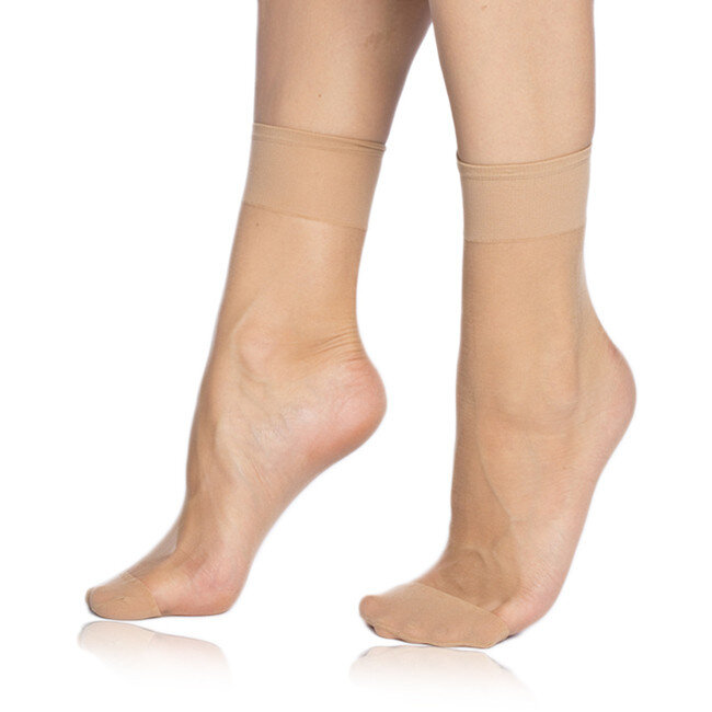Dámské silonkové ponožky FLY SOCKS TB0X DEN - BELLINDA - almond, UNI i454_BE202025-116-U