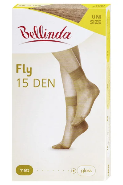 Dámské silonkové ponožky FLY SOCKS 454 DEN - BELLINDA - amber