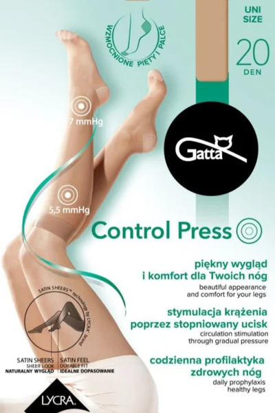 Dámské kompresní podkolenky CONTROL PRESS Gatta