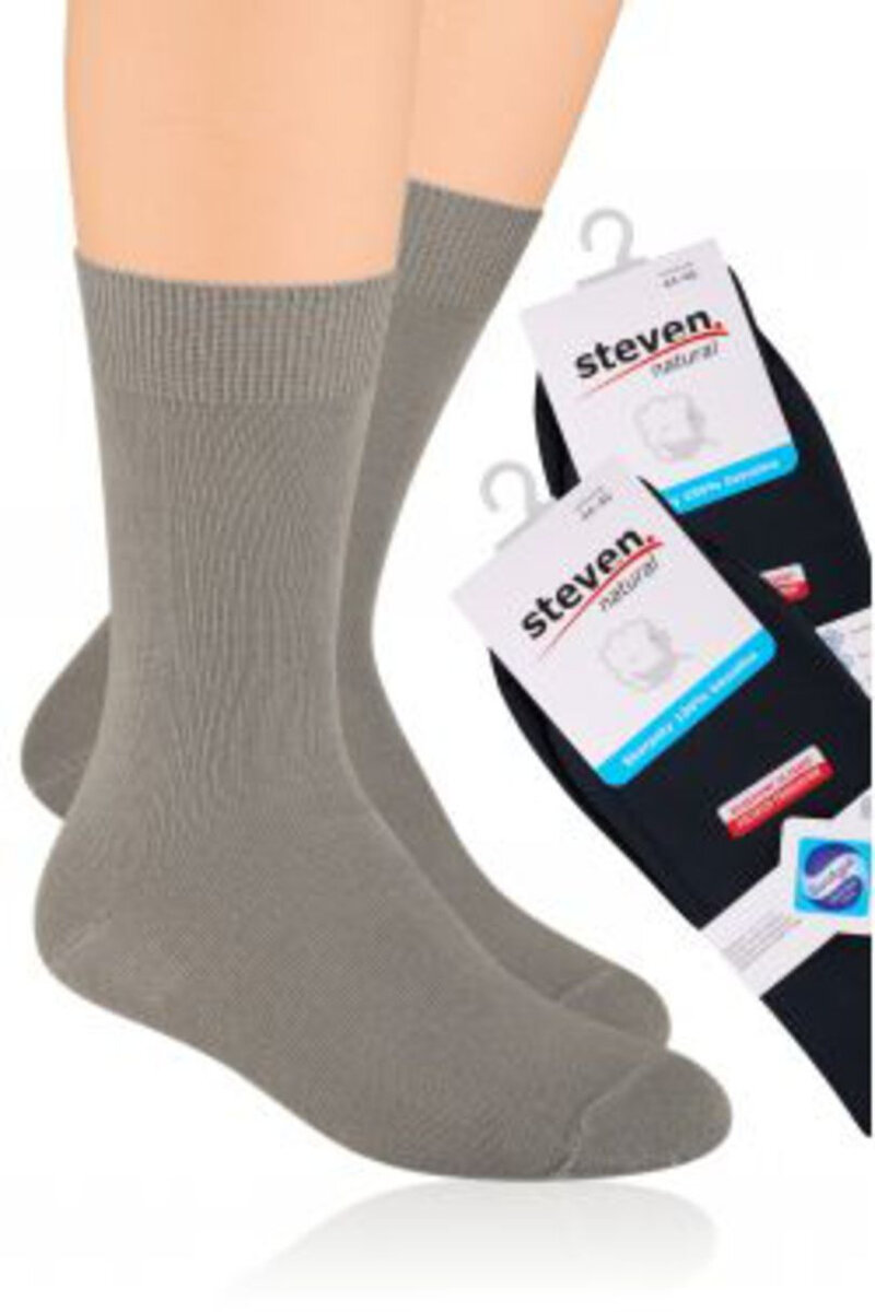 Ponožky - bavlna 5821 91DQM8 Steven, bílá 41-43 i170_P26055B
