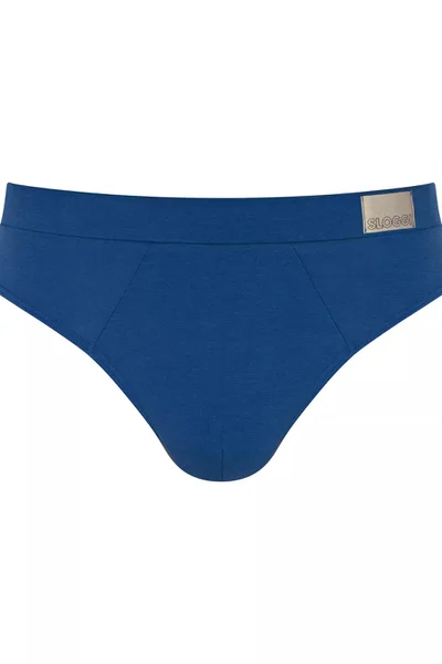 Pánské modré slipy GO Natural Brief 2ks - Sloggi