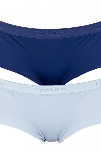 Dámské kalhotky 2psc 5A1 modrá - Calvin Klein