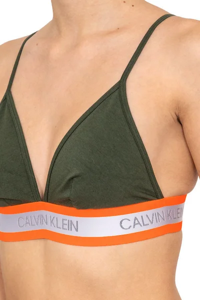 Podprsenka pro ženy bez kostic 81I khaki - Calvin Klein