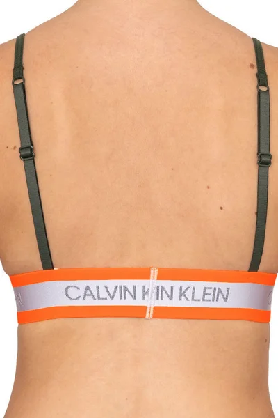 Podprsenka pro ženy bez kostic 81I khaki - Calvin Klein