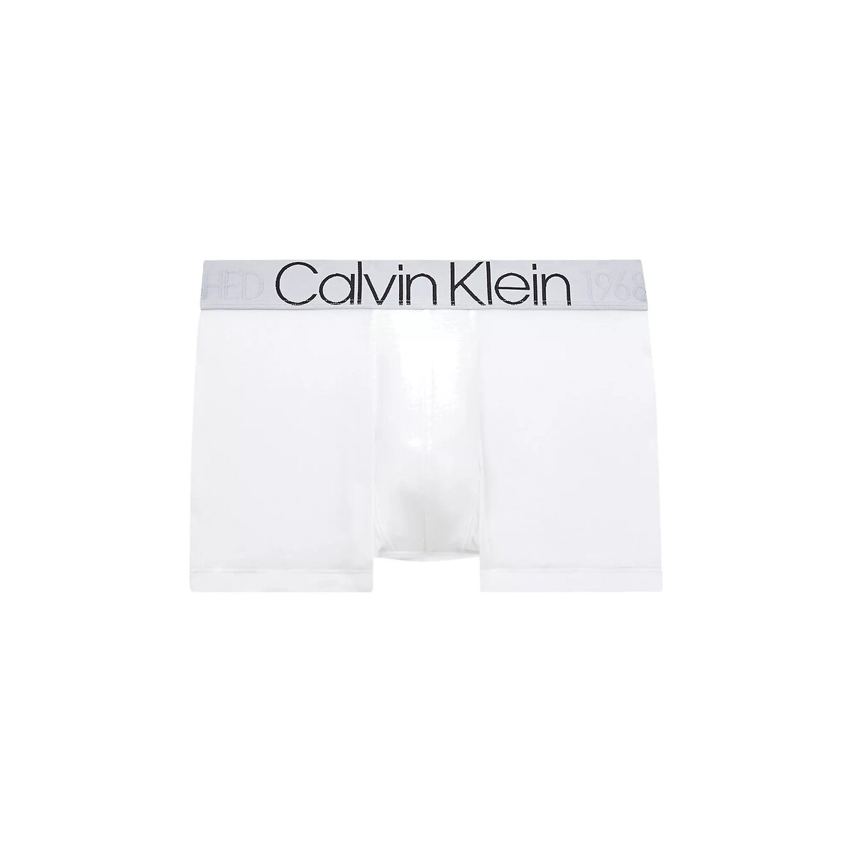 Spodní prádlo Pánské bílé boxerky TRUNK Calvin Klein, S i652_000NB1565A100001