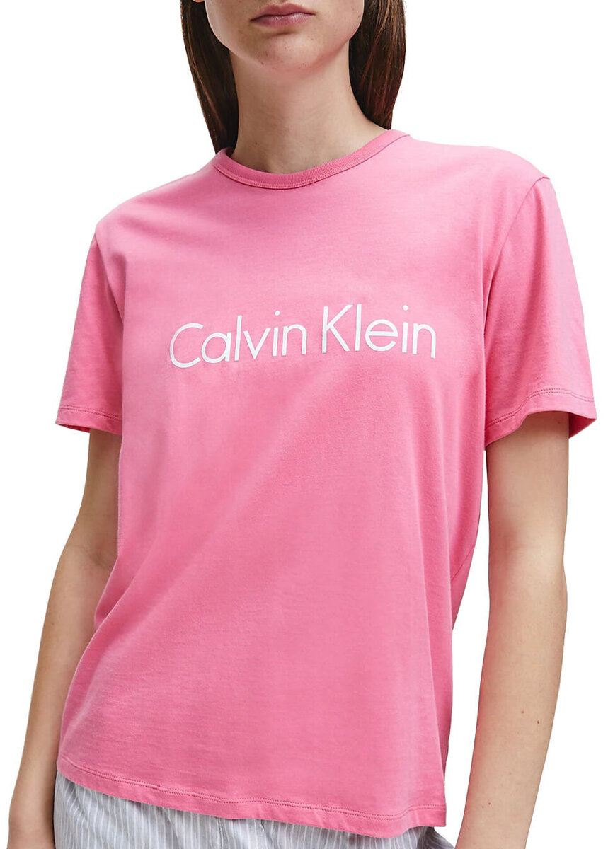 Dámské triko na spaní A6X růžová - Calvin Klein, růžova M i10_P43983_1:9_2:91_