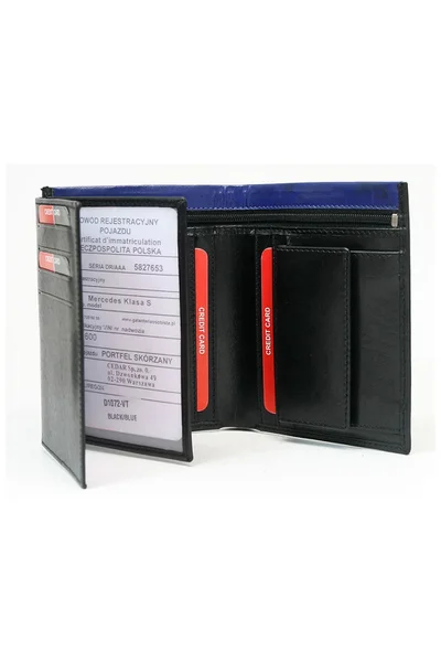 Peněženka CE PR XZA1 01MD4 černá a modrá FPrice