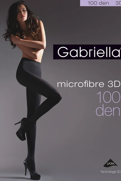 Dámské punčochové kalhoty Gabriella Microfibre 3D 8AZ 5-XL 06X4 den