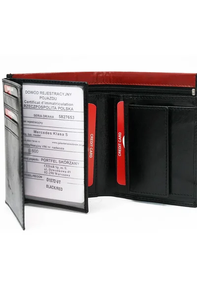 Peněženka CE PR 3R6 C9Y29 černá a červená FPrice
