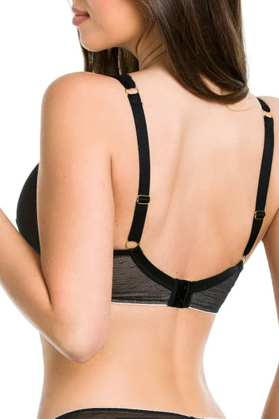 Podprsenka pro ženy LOTUS BRALETTE YV8 BLACK MEDIOLANO