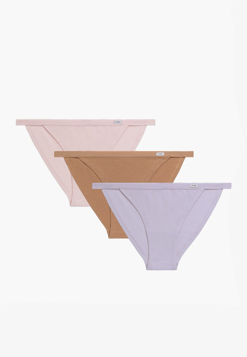 Kvalitní dámské tanga kalhotky Lavender Dream S-XL, růžovo-béžová levandule L i384_64265107