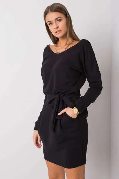 Černé dámské šaty Rue Paris - Elegantní kousek pro každou příležitost