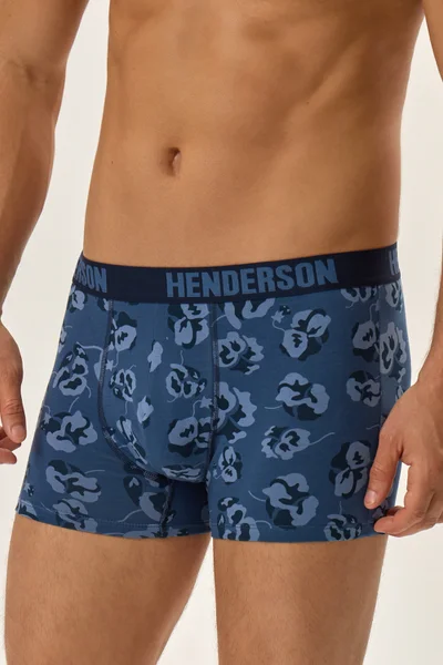 Boxerky Henderson Jeans Blue - 3ks - elastické - bavlněné