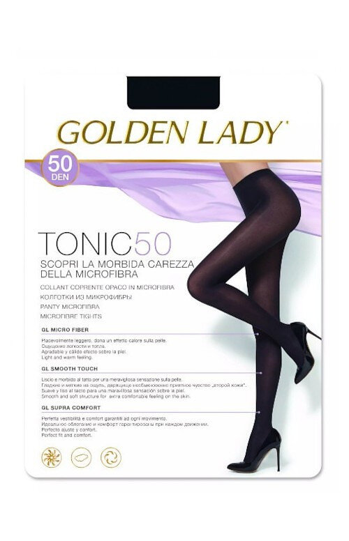Dámské punčochové kalhoty Golden Lady Tonic 589J9 den, nero/černá 2-S i384_82957060