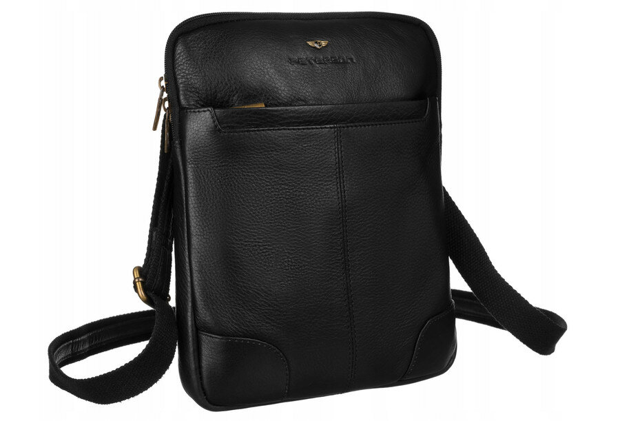 Mužská elegantní kabelka Peterson Black, jedna velikost i523_5903051146909