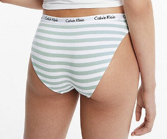 Dámské kalhotky 236G 5XD bílázelená - Calvin Klein, bílo-zelená S i10_P57763_1:177_2:92_