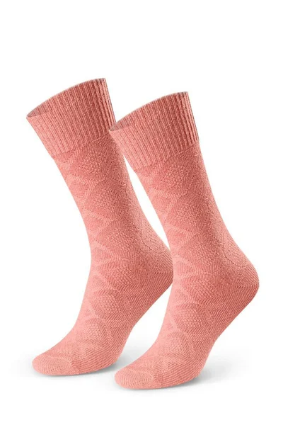 Vlněné dámské ponožky Geometrický Komfort
