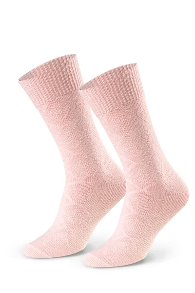 Vlněné dámské ponožky Geometrický Komfort