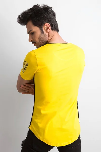 Pánské žluté tričko s potiskem FPrice