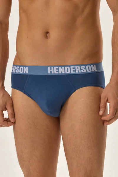 Pánské slipy Henderson Navy Blue - 2 ks