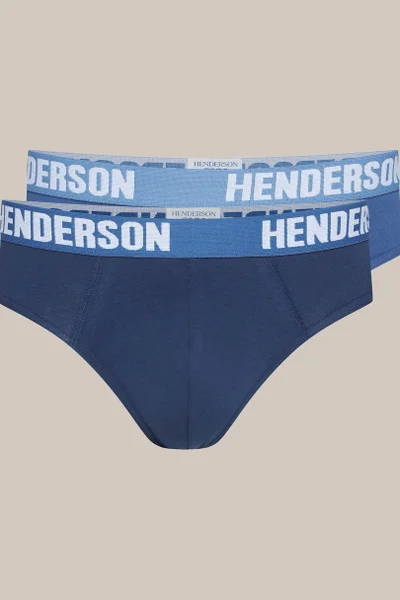 Pánské slipy Henderson Navy Blue - 2 ks