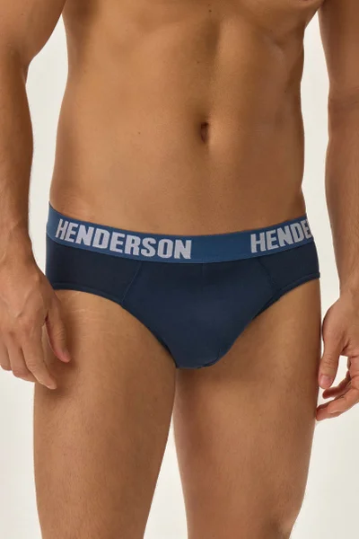 Pánské slipy Henderson Navy Blue - 2 ks