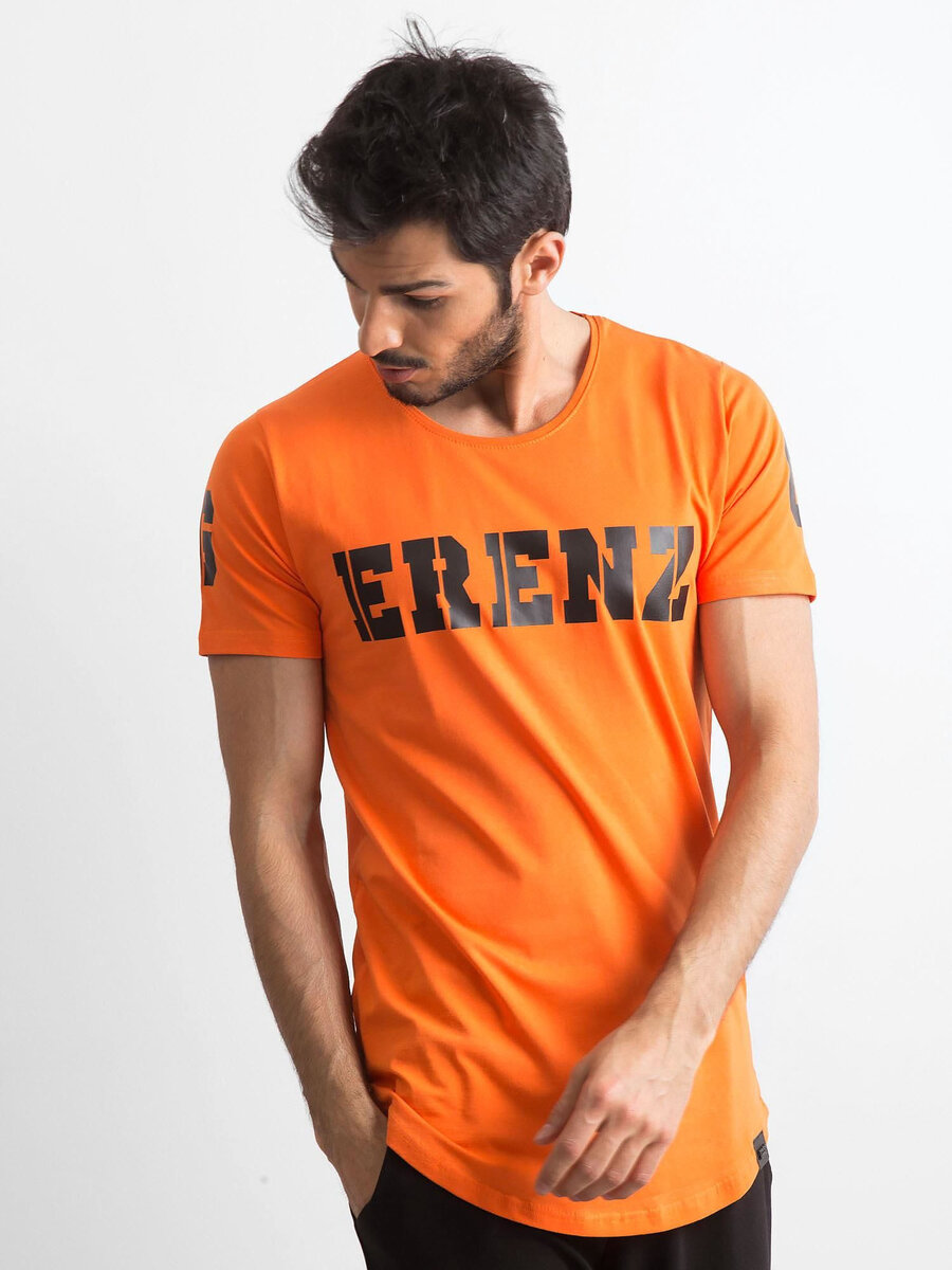 Pánské oranžové tričko FPrice, L i523_2016101918326