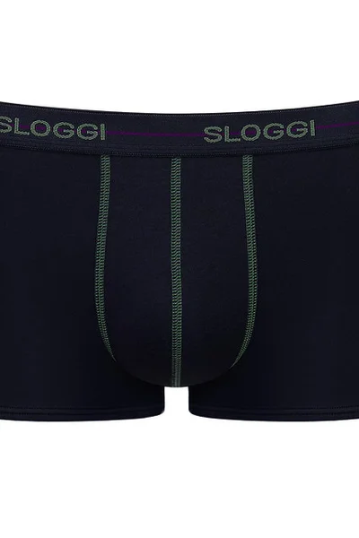 Boxerky Sloggi Men Hipster 2ks - Šedofialová