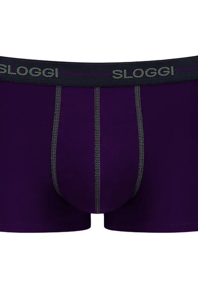 Boxerky Sloggi Men Hipster 2ks - Šedofialová