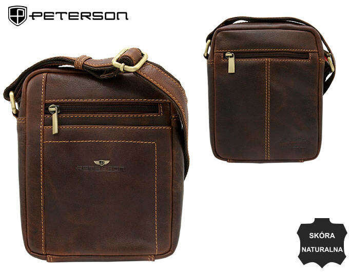 Mužská kabelka Peterson® Elegantní Kožená Taška, jedna velikost i523_5903051148217