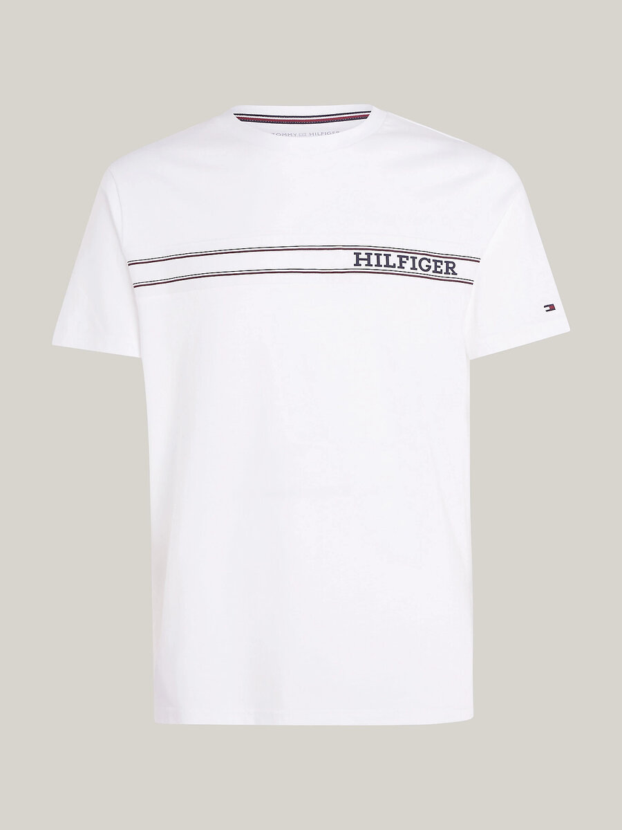 Stylové pánské tričko s monotypem Hilfiger, L i10_P68876_2:90_