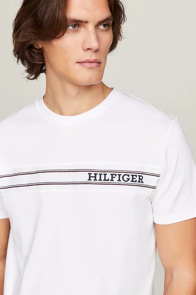 Stylové pánské tričko s monotypem Hilfiger