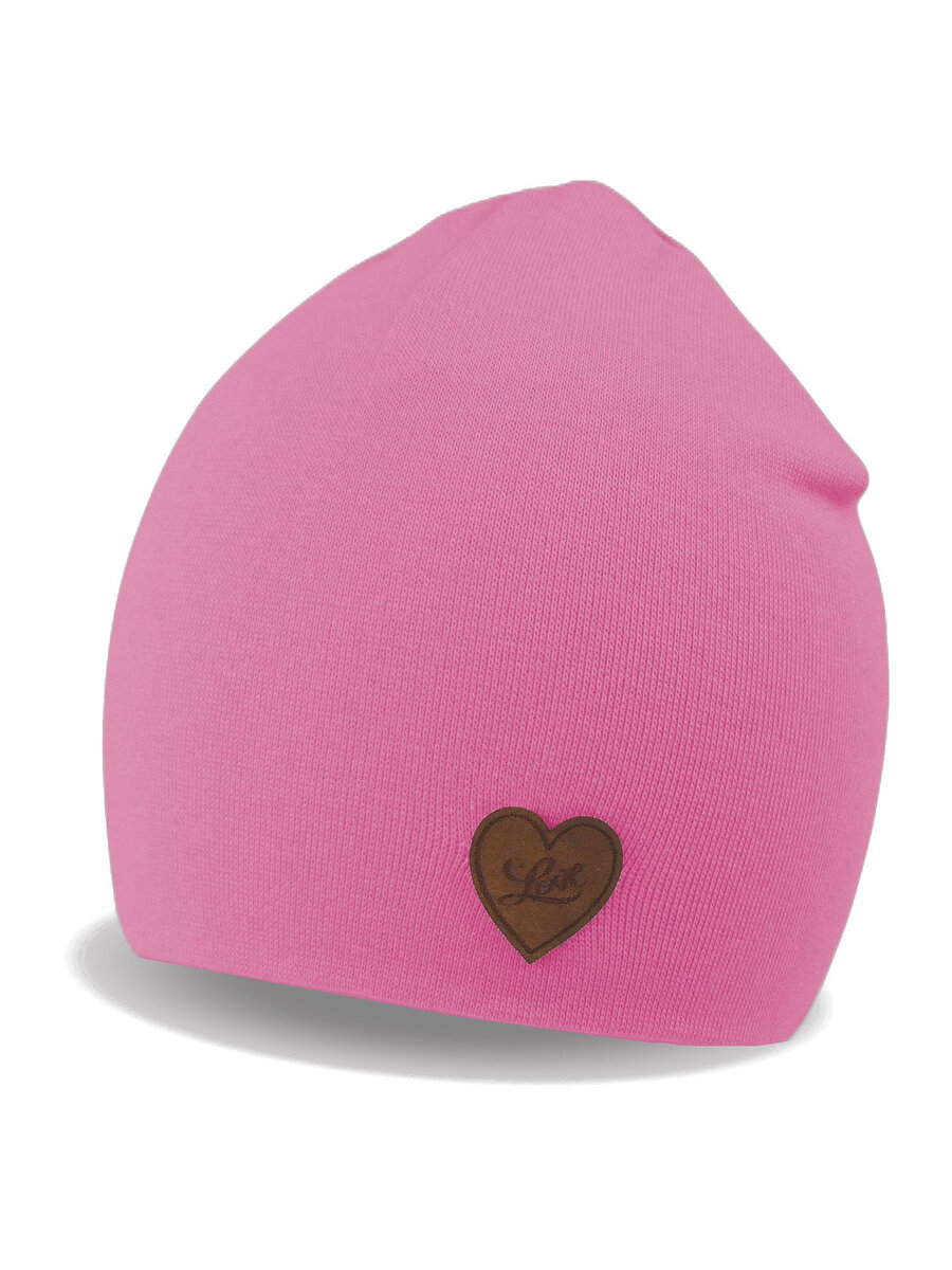 Jemná srdcovka - Dívčí přechodová čepice Noviti, pudrově růžová 42-48 cm i384_73538469